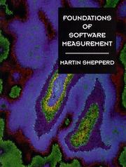Cover of: Foundations of software measurement