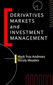 Cover of: Derivative Markets and Investment Management