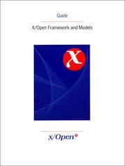 Cover of: X/Open Framework and Models