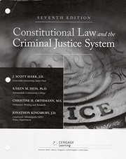 Cover of: Constitutional Law and the Criminal Justice System, Loose-Leaf Version