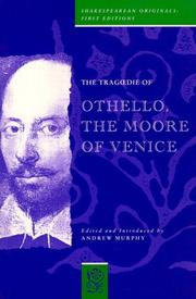 Cover of: The tragoedy of Othello, the Moore of Venice by William Shakespeare, William Shakespeare