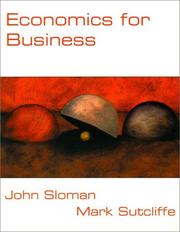 Cover of: Economics for business
