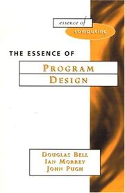 Cover of: The essence of program design