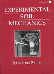 Cover of: Experimental soil mechanics