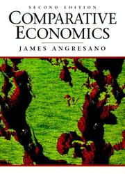 Cover of: Comparative economics by James Angresano, James Angresano