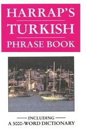 Harrap's Turkish phrase book by Harrap's Staff