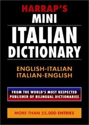 Cover of: Harrap's Mini Italian Dictionary