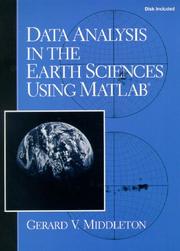 Cover of: Data analysis in the earth science using Matlab®