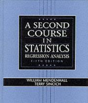 Cover of: A second course in statistics by William Mendenhall