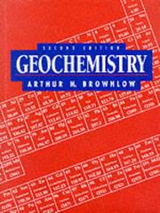 Cover of: Geochemistry by Arthur H. Brownlow