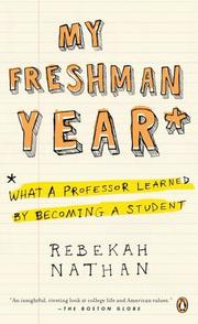 Cover of: My Freshman Year by Rebekah Nathan