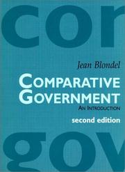 Cover of: Comparative Government by Blondel, Jean