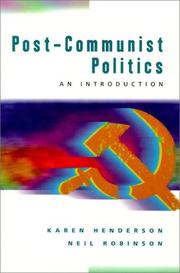 Post-communist politics by Karen Henderson