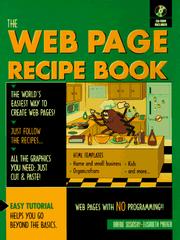 Cover of: Web page recipe book