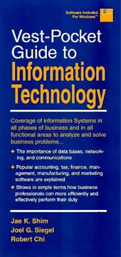 Cover of: Vest-pocket guide to information technology by Jae K. Shim