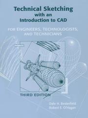 Cover of: Technical sketching with an introduction  to CAD: for engineers, technologists, and technicians