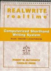 Cover of: REALWRITE/realtime by McCormick, Robert W.