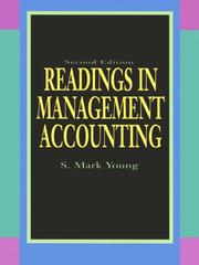 Cover of: Readings in management accounting