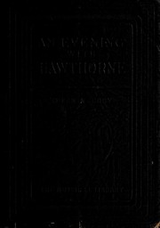 Cover of: An Evening with Hawthorne