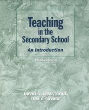 Cover of: Teaching in the secondary school by David G. Armstrong