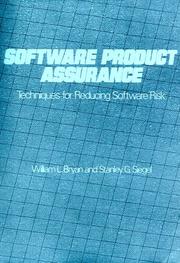 Cover of: Software Product Assurance