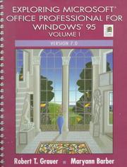 Cover of: Exploring Microsoft Office professional for Windows 95, version 7.0