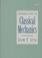 Cover of: Introduction to classical mechanics