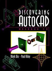 Cover of: Discovering AutoCAD, release 13