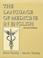 Cover of: The language of medicine in English