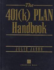 Cover of: The 401(k) plan handbook