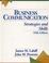 Cover of: Business Communication