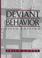 Cover of: Deviant behavior