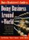 Cover of: Dun & Bradstreet's guide to doing business around the world