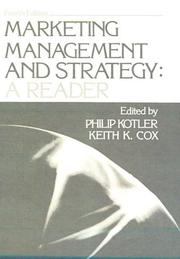 Cover of: Marketing Management and Strategy by Philip Kotler, Philip Kotler
