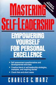 Cover of: Mastering Self-Leadership by Charles C. Manz