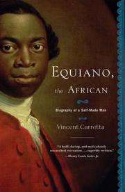 Equiano, the African by Vincent Carretta