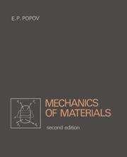 Mechanics of materials by Popov, E. P.