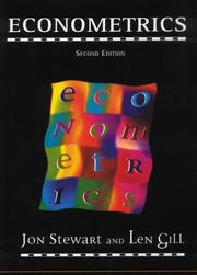 Cover of: Econometrics