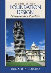 Cover of: Foundation Design: Principles and Practices (2nd Edition)