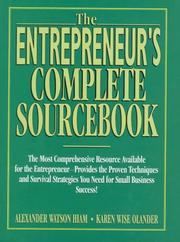 Cover of: The entrepreneur's complete sourcebook