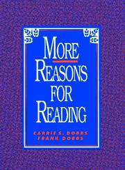 Cover of: More reasons for reading