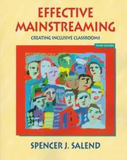 Cover of: Effective mainstreaming by Spencer J. Salend