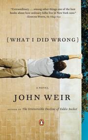 Cover of: What I Did Wrong by John Weir