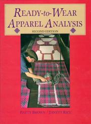 Cover of: Ready-to-wear apparel analysis by Patty Brown