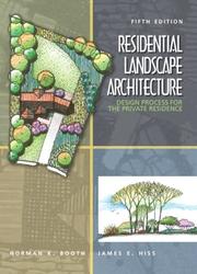 Cover of: Residential Landscape Architecture (5th Edition)