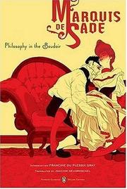 Cover of: Philosophy in the Boudoir by Marquis de Sade