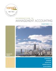 Cover of: Introduction to Management Accounting-Full Book (14th Edition) (Charles T. Horngren Series in Accounting)