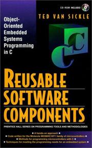 Cover of: Reusable Software Components by Ted Van Sickle, Ted Van Sickle