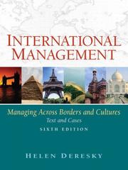 Cover of: International Management by Helen Deresky