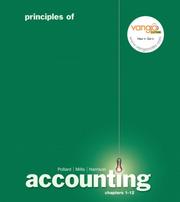 Cover of: Principles of Accounting FINANCIAL Ch 1-12